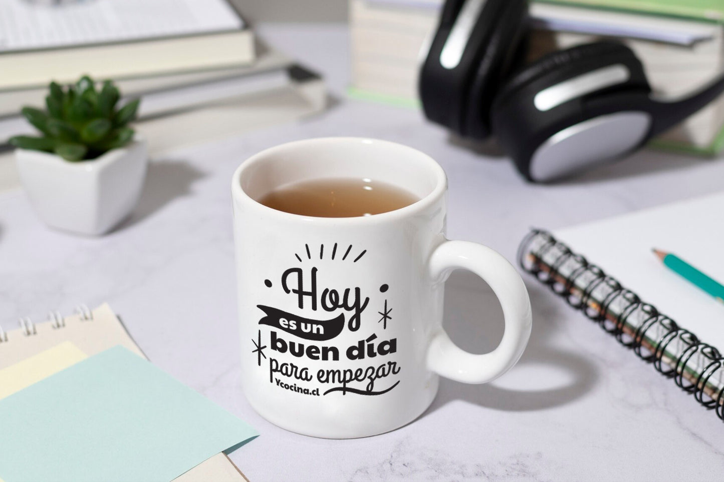 Tazón "Hoy es un buen día para empezar"