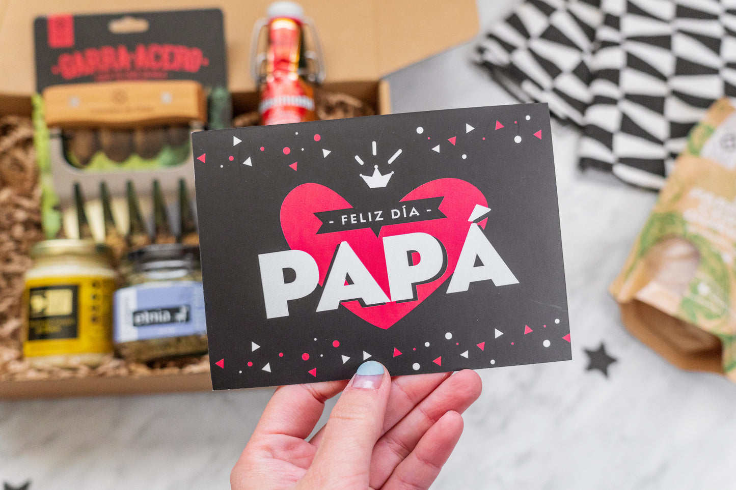 Tarjeta Feliz día Papá Corazón