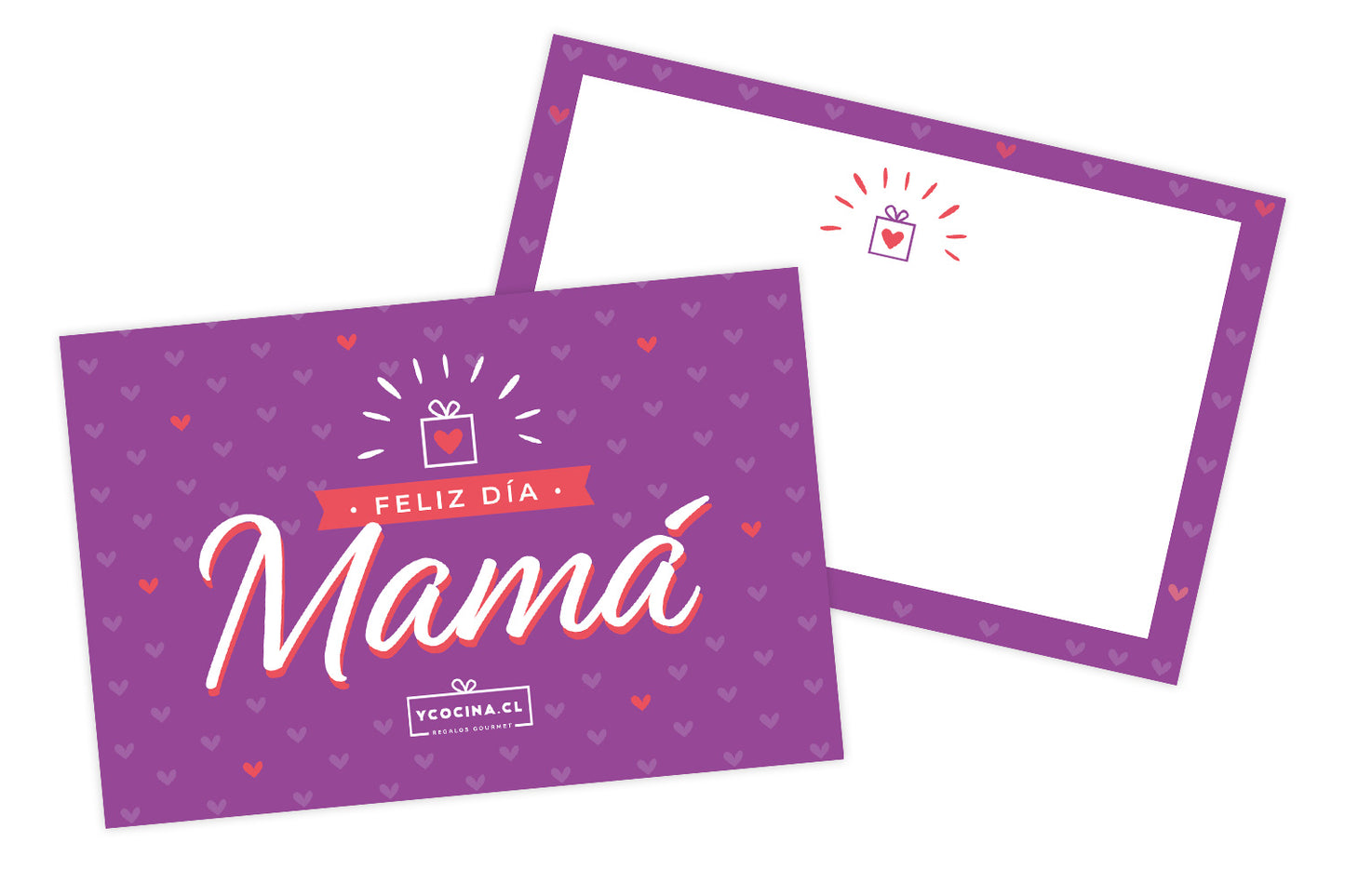 Tarjeta Feliz Día Mamá Corazón