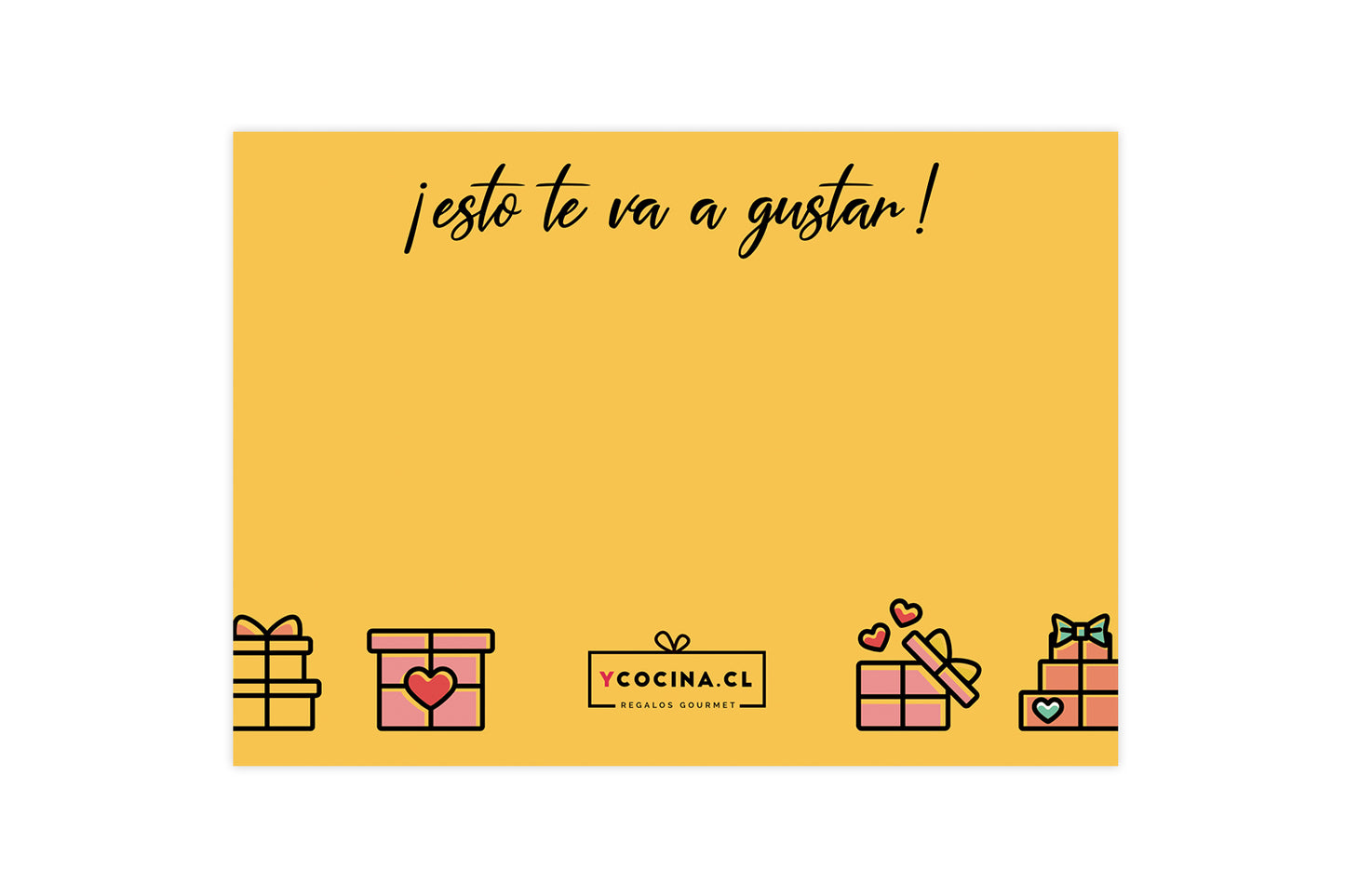 Tarjeta Sorpresa Amarilla