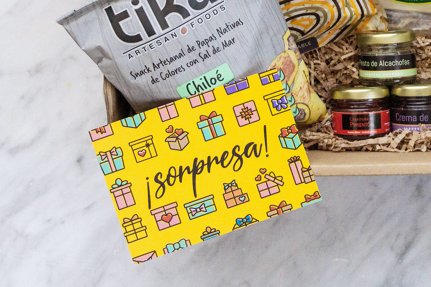 Tarjeta Sorpresa Amarilla