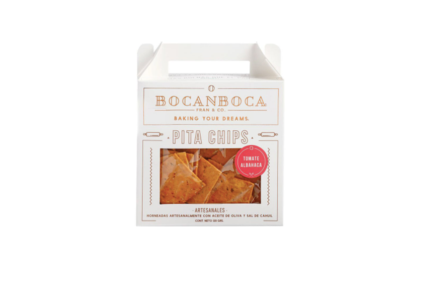 Pita Chips Tomate Albahaca