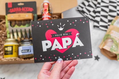 Tarjeta Feliz día Papá Corazón