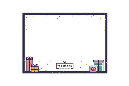 Tarjeta Cumpleaños Azul
