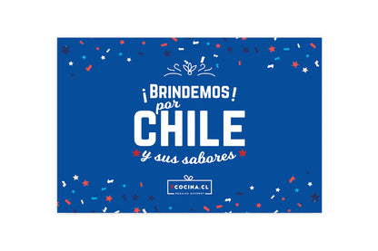 Tarjeta Brindemos por Chile