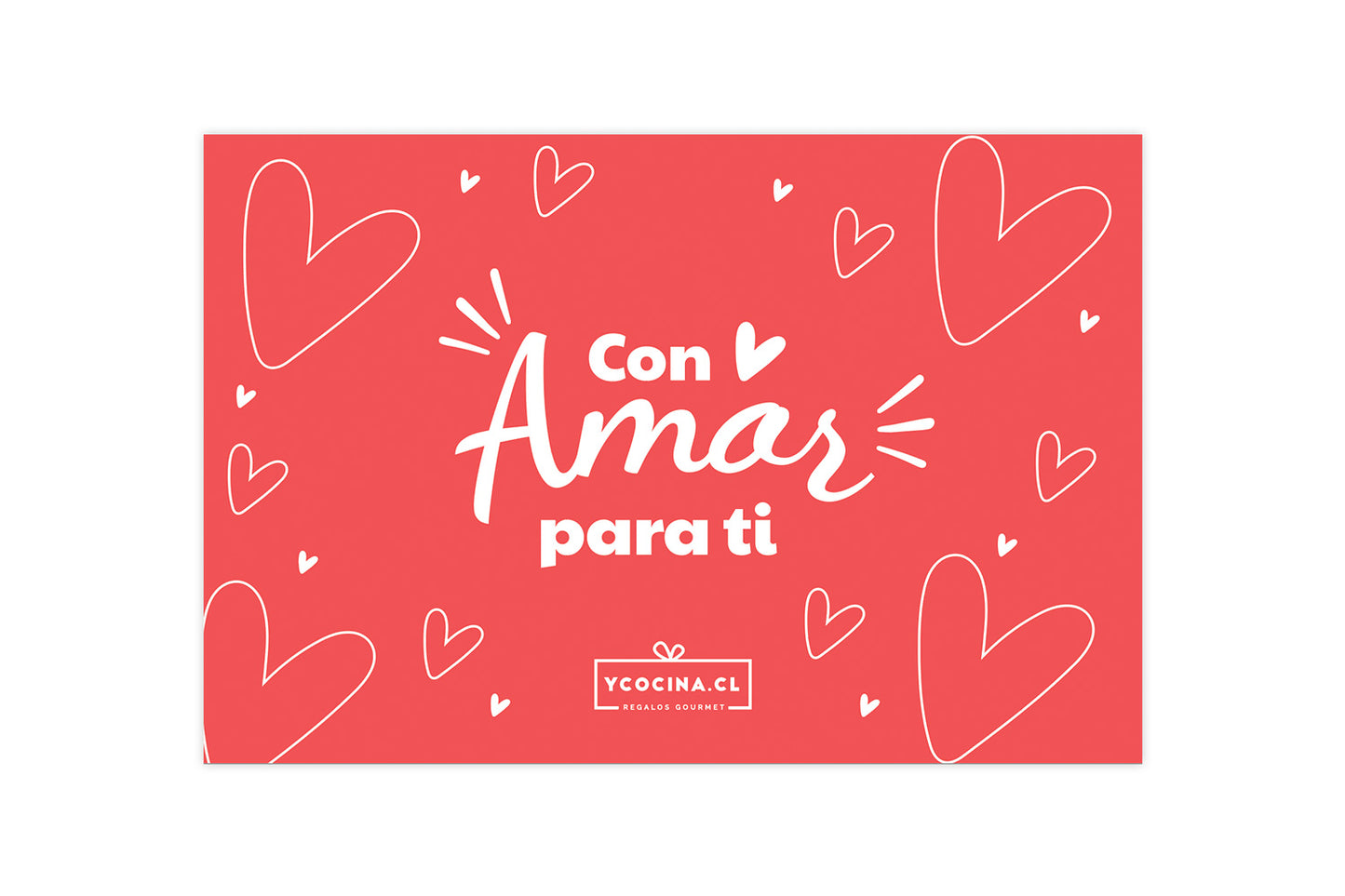 Tarjeta con Amor para ti