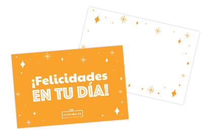 Tarjeta Felicidades en tu Día