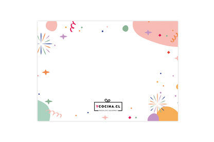 Tarjeta Felicidades Blanca