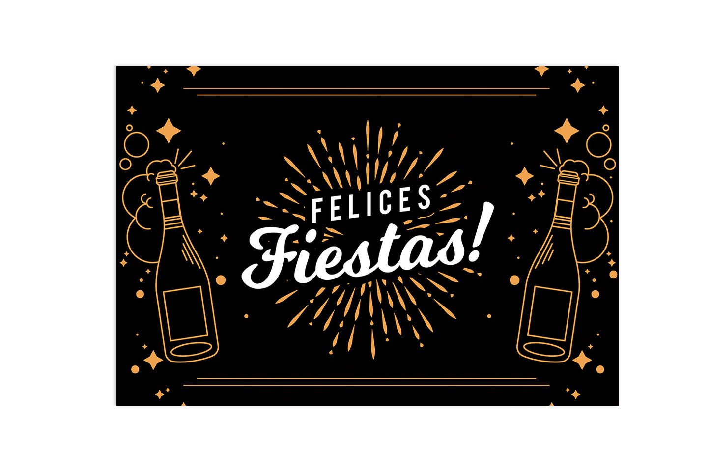 Tarjeta Felices Fiestas