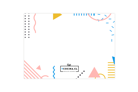 Tarjeta Gracias Celeste