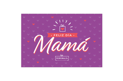 Tarjeta Feliz Día Mamá Corazón