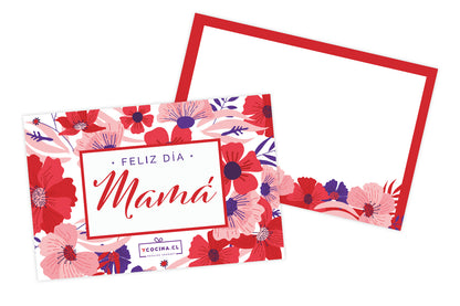 Tarjeta Feliz Día Mamá Flores