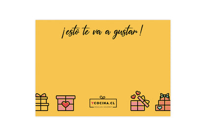 Tarjeta Sorpresa Amarilla