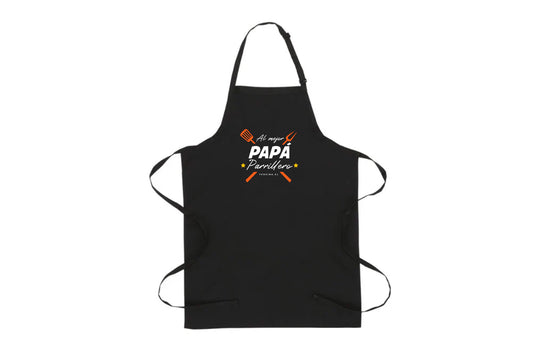 Pechera Negra Papá Parrillero